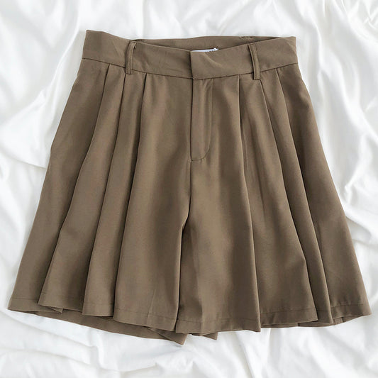 High-Waisted Pleated Wide-Leg Pants for a Chic Look
