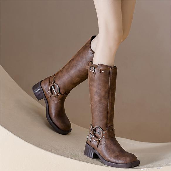 Plus Size Women's Below The Knee Boots
