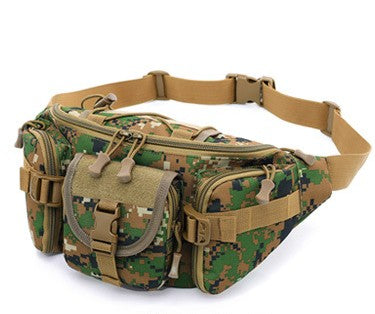 Men's Tactical Camouflage Waist Bag, Waterproof Multi-Function