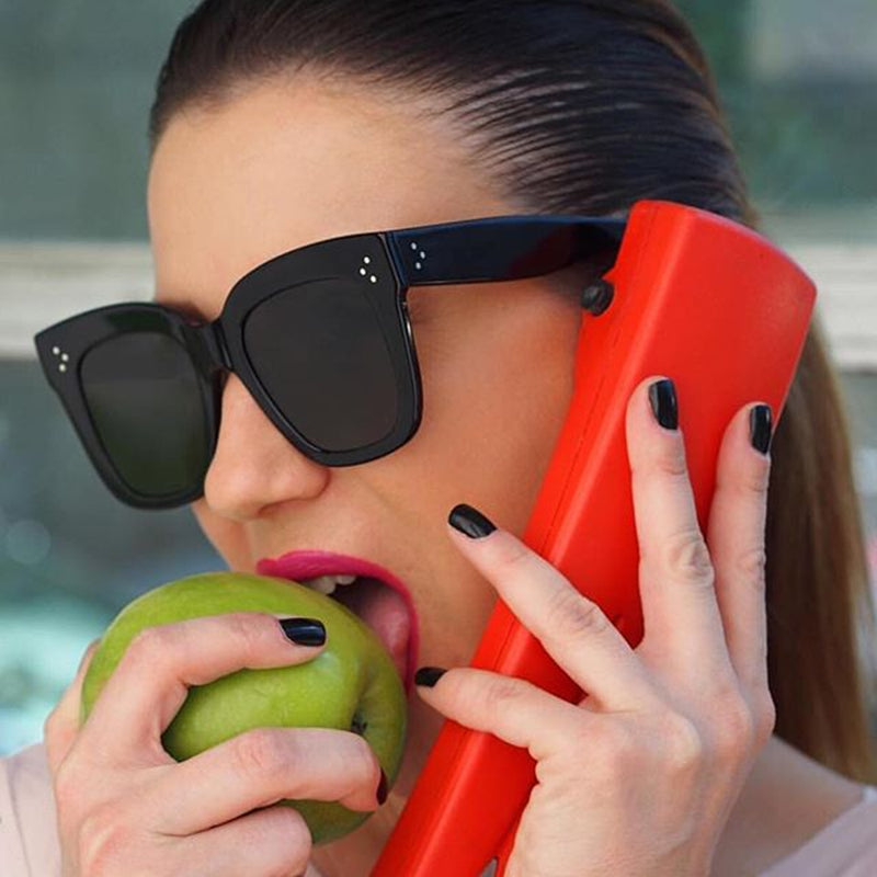 Leopard Print Oversized Square Sunglasses for Fashion