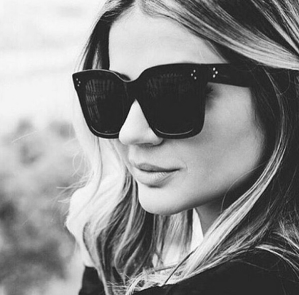 Leopard Print Oversized Square Sunglasses for Fashion