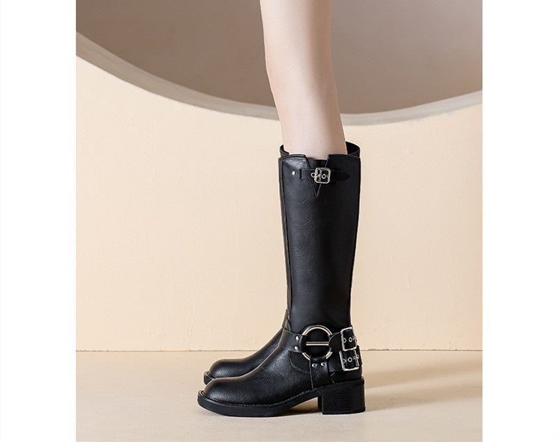 Plus Size Women's Below The Knee Boots