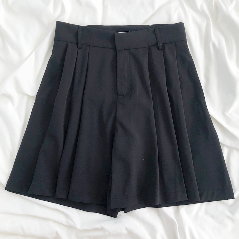 High-Waisted Pleated Wide-Leg Pants for a Chic Look